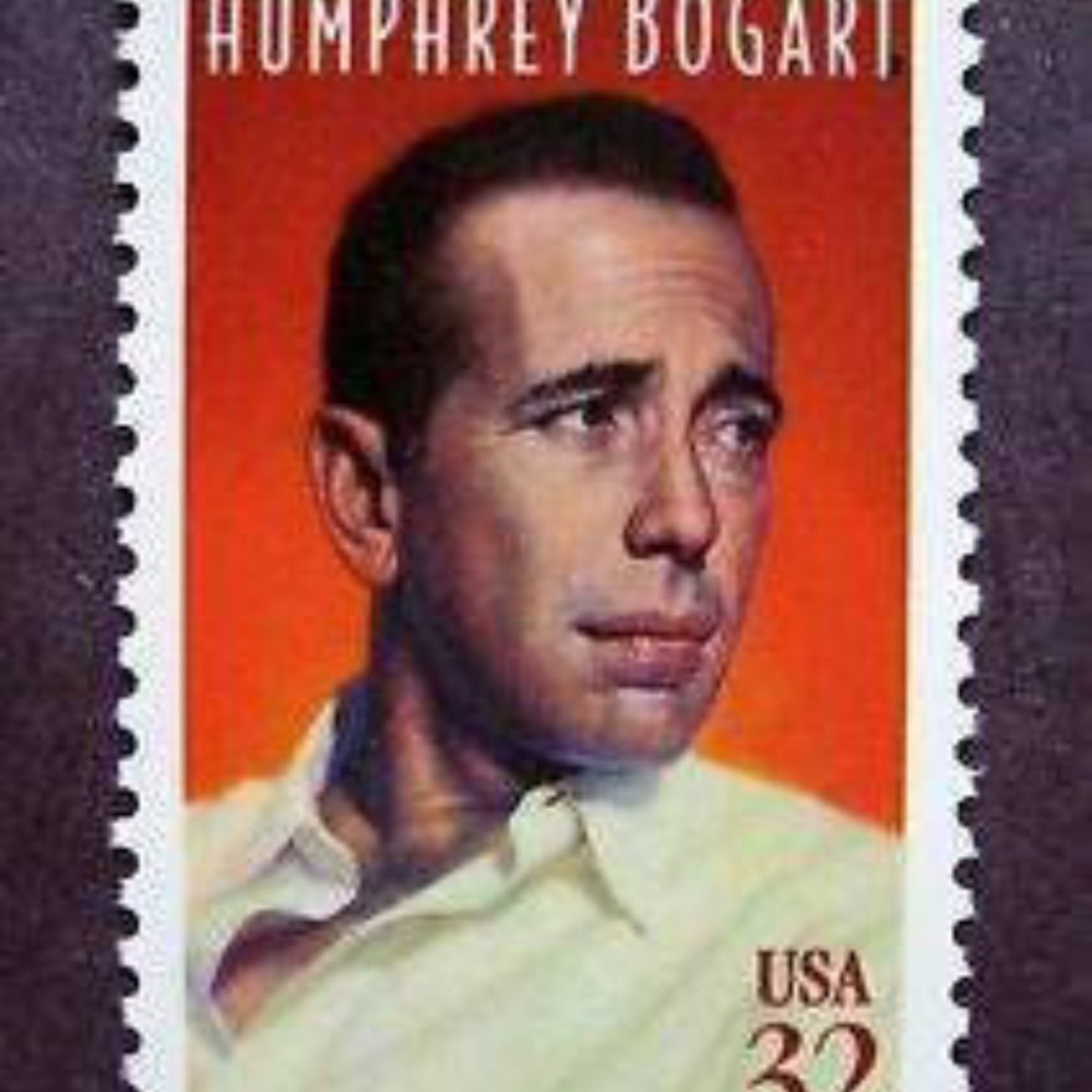 Humphrey Bogart Stamp - Classic Design - sheet of 20